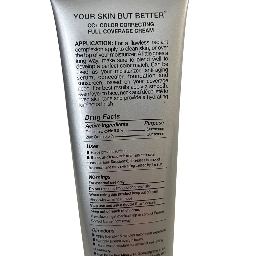 NEW IT Cosmetics Your Skin But Better 2.53 fl oz CC+ Full Coverage Cream LIGHT
